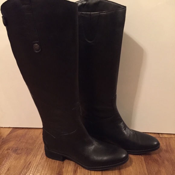 Sam Edelman Penny 2 Black Boots 6.5M  Wide Calf - Picture 3 of 6
